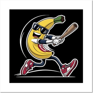 Dominican Republic Baseball Platano Power Flag Posters and Art